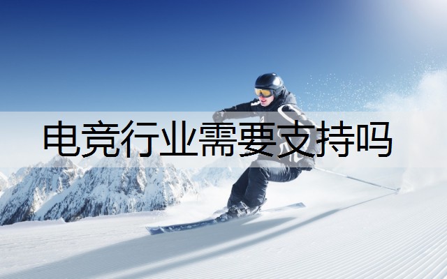 电竞行业需要支持吗