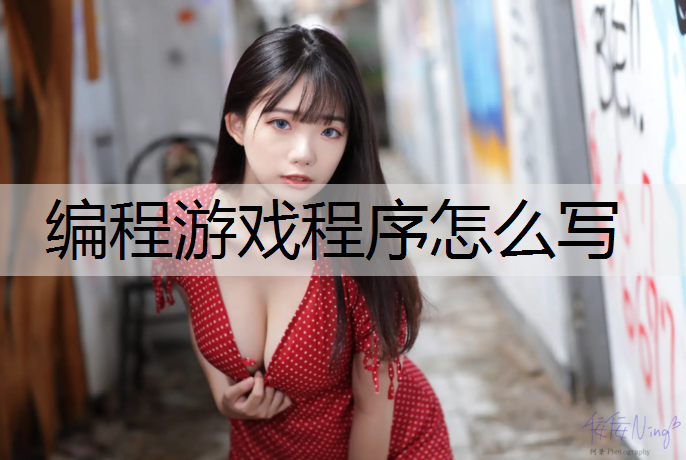 编程游戏程序怎么写
