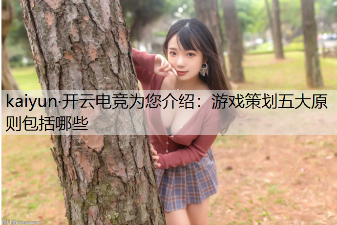游戏策划五大原则包括哪些